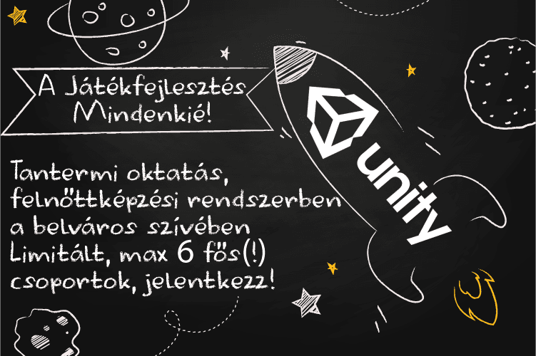 C# programozási nyelv oktatás / Unity játékmotor/ Játékfejlesztő tanfolyam